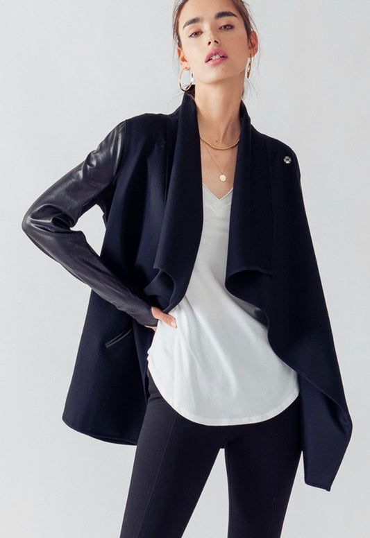 Draped Fashion Jacket