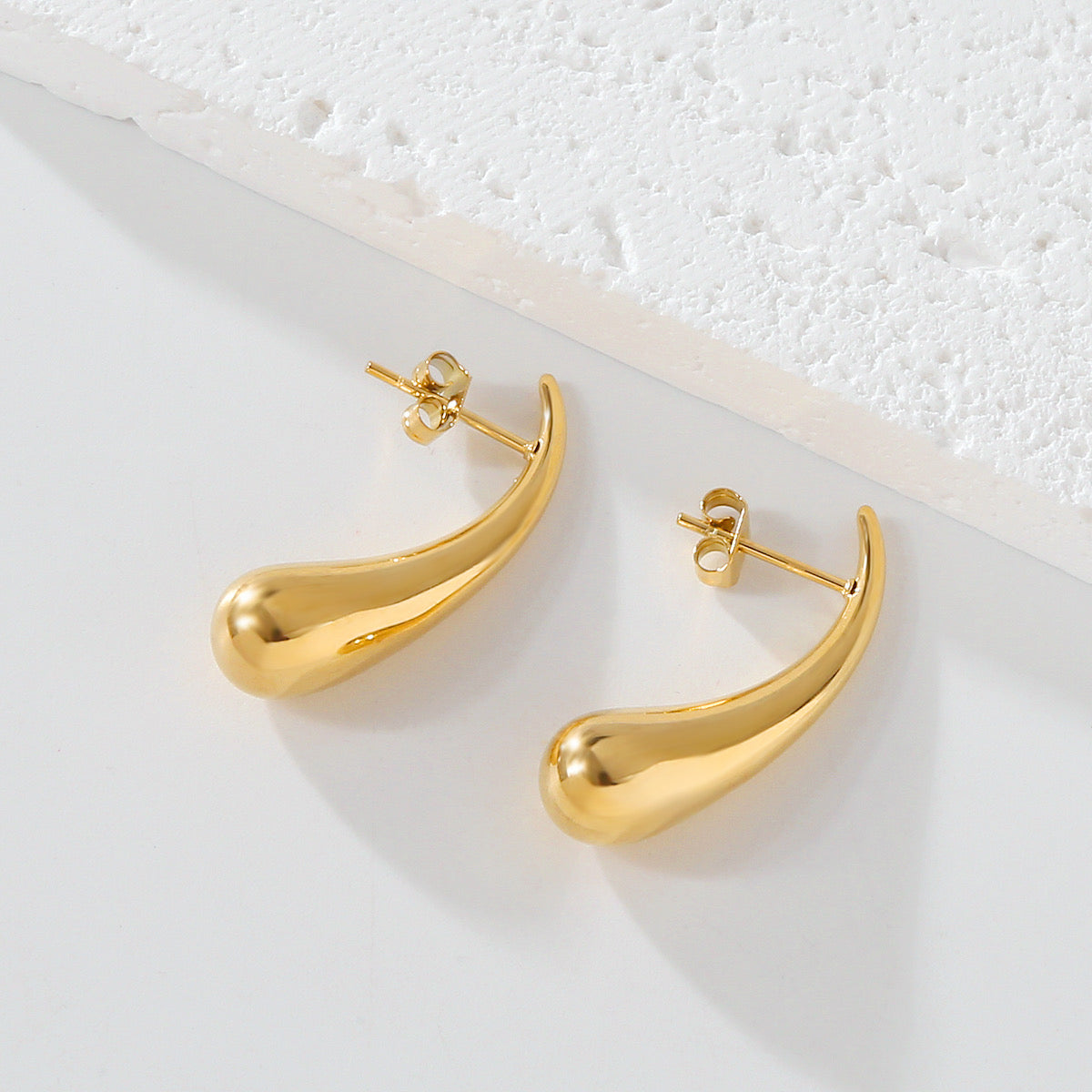 Gold Droplet Earrings