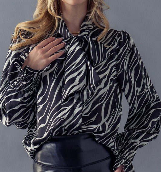 The Zebra Blouse